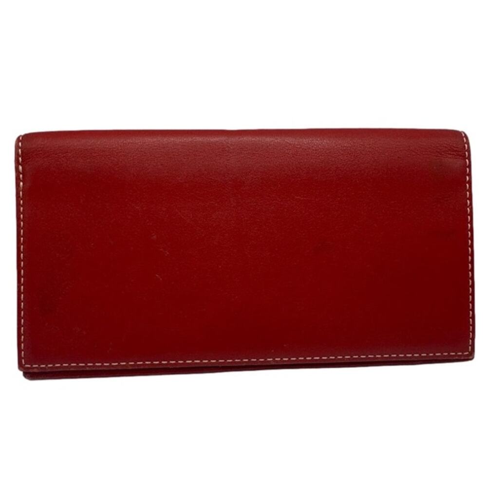 y2k COACH Vintage Red Checkbook Holder - Picture 2 of 5